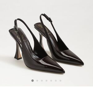Sam Edelman Brown Slingback Sculptural Heels